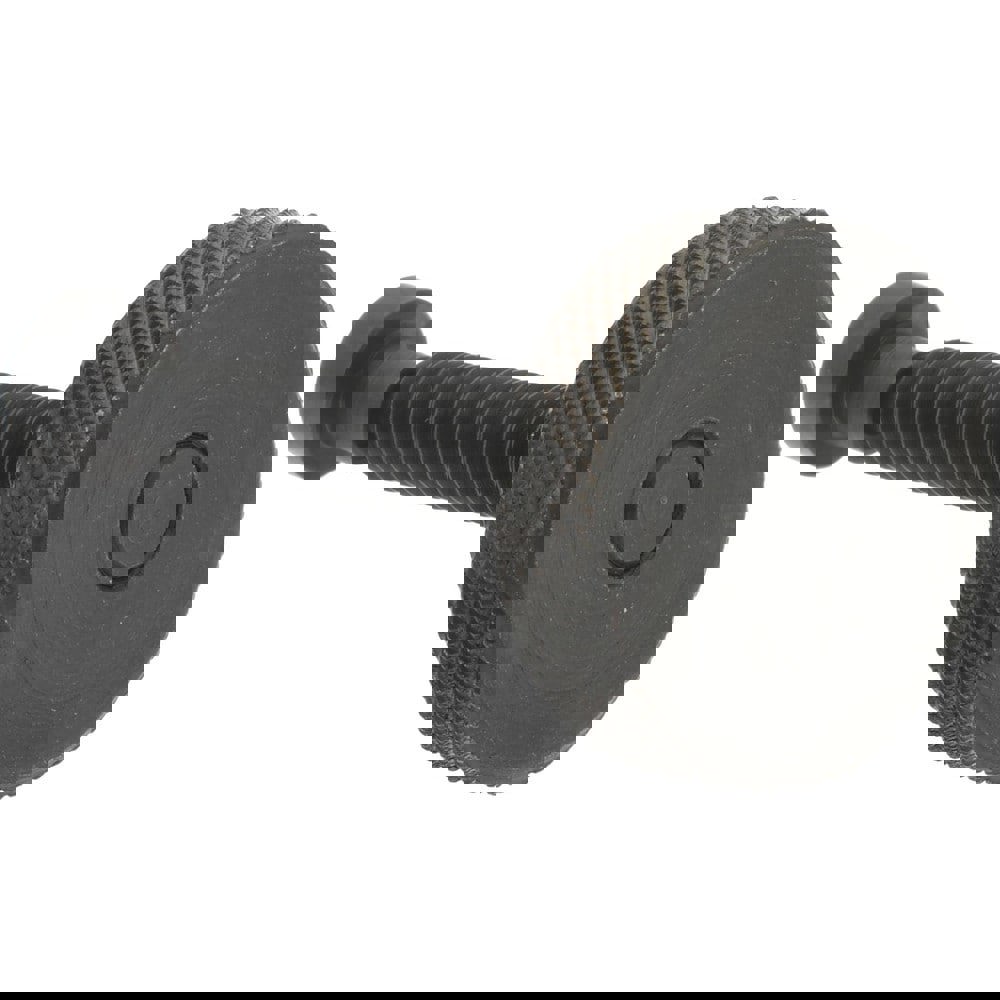 C-12L14 Steel Thumb Screw: 1/4-20, Knurled Head